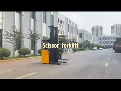 ارتفاع رفع قياسي 7500mm شاحنة رفع مزدوجة الوصول إطارات PU الصلبة