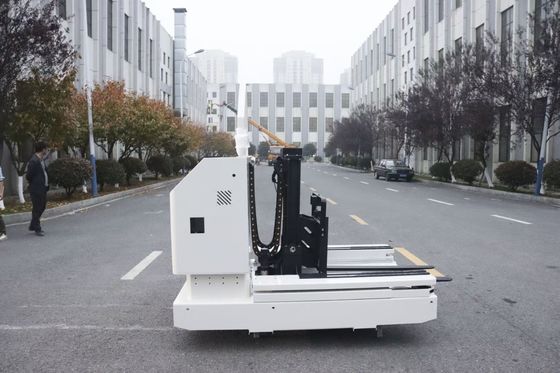 Electric Reach Forklift Truck AGV Body Three Section Fully Free Portal Frame Wire Control Test Handle