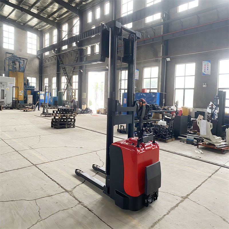 1 Tons 2  Tons Standing Driving Counter-balance Electric Pallet Stacker  Forklift
