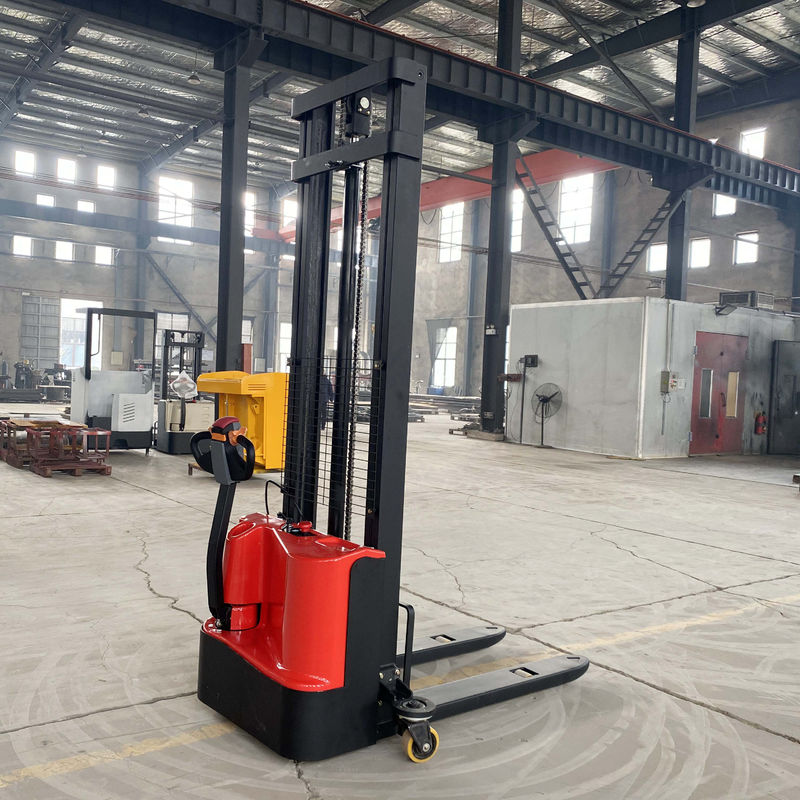 1 Tons 2  Tons Standing Driving Counter-balance Electric Pallet Stacker  Forklift