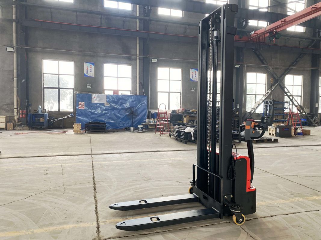 1 Tons 2  Tons Standing Driving Counter-balance Electric Pallet Stacker  Forklift
