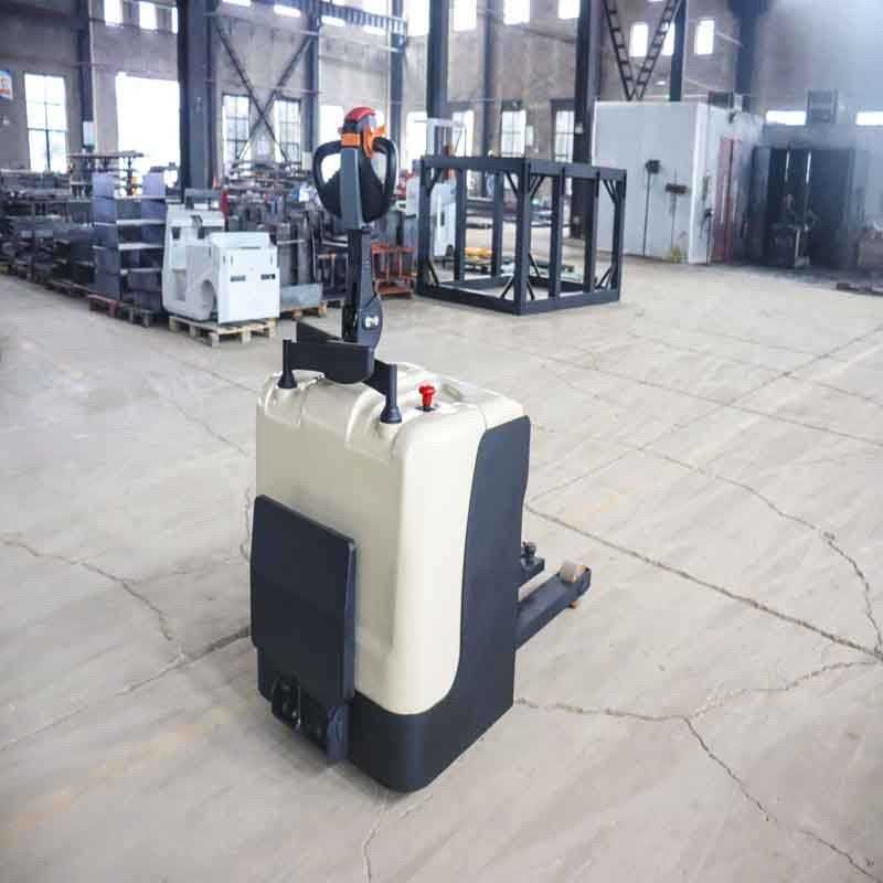Electric Towing Tractor Standing American CURTIS Brushless Motor Hydraulic Braking Stepless Adjustment