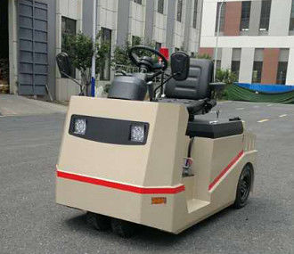 Seated Electric Tow Tractor Traction Weight 4000 KG AC Drive Brushless Motor Maintenance Free