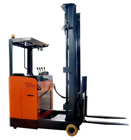 Electric Reach Truck  Forward Moving Forklift Type  Tilt Forward and Tilt Backward 9 Meter Lifting Height