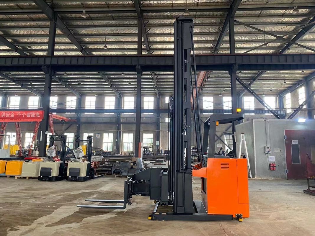 Direction Narrow Aisle 3 Way Forklift Truck Lifting Height 10000 Mm 1500 KGS