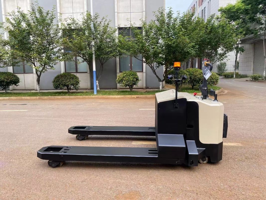 10000 kg Maximum Load Capacity Electric Pallet Truck with 48V 300AH Battery Capacity