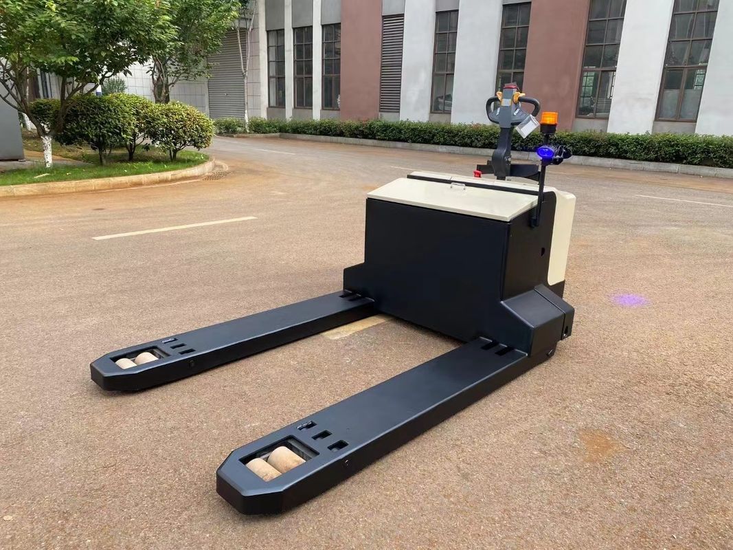 10000 kg Maximum Load Capacity Electric Pallet Truck with 48V 300AH Battery Capacity