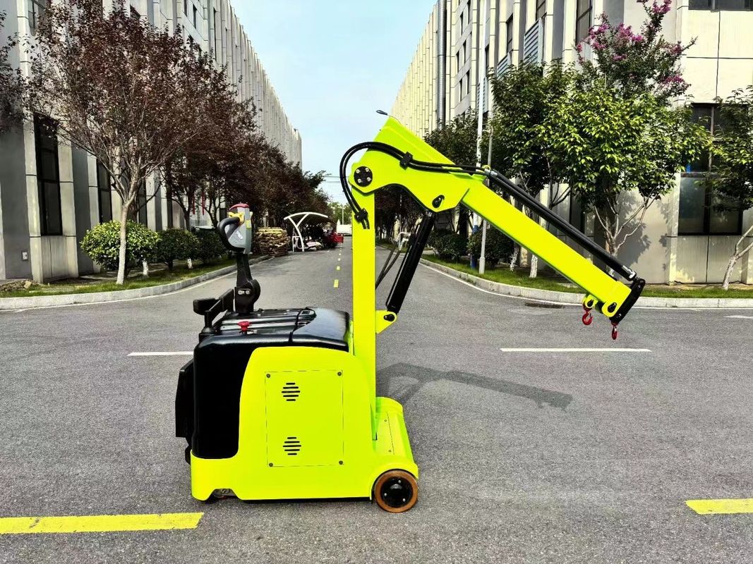 Electric Boom Lift Crane Arm Truck Lifting Weight 200 KG Electronic Steering Two-stage Boom