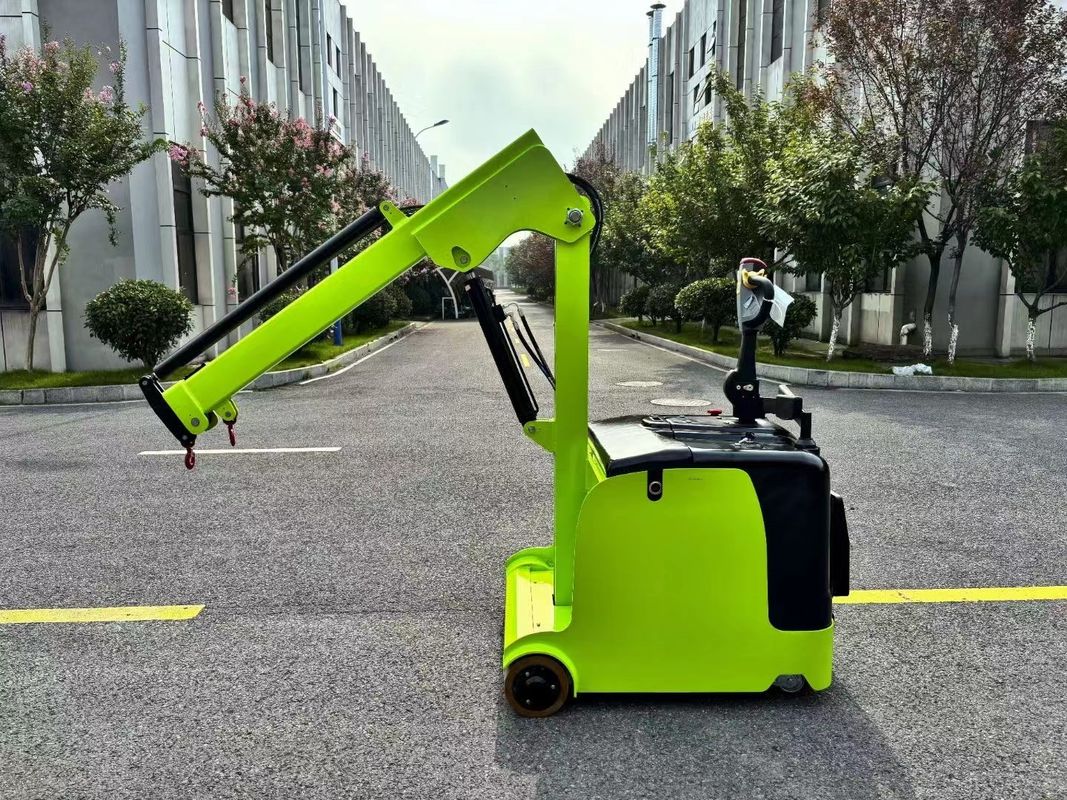 Electric Boom Lift Crane Arm Truck Lifting Weight 200 KG Electronic Steering Two-stage Boom