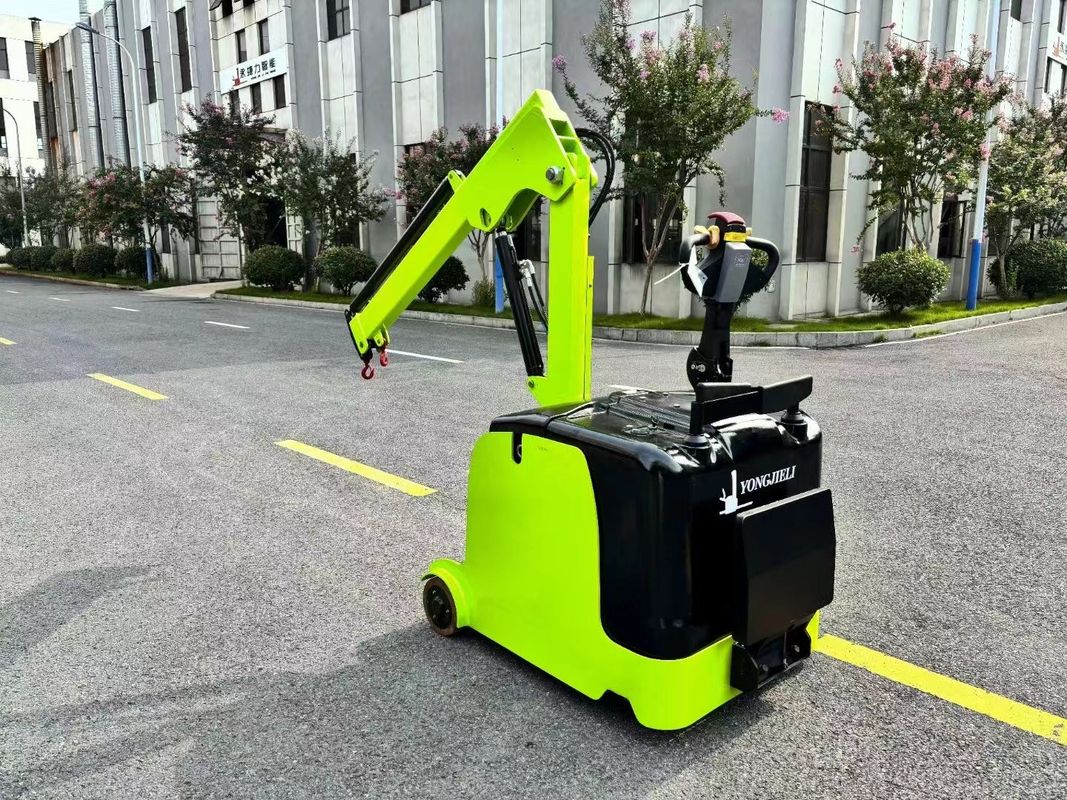 Electric Boom Lift Crane Arm Truck Lifting Weight 200 KG Electronic Steering Two-stage Boom