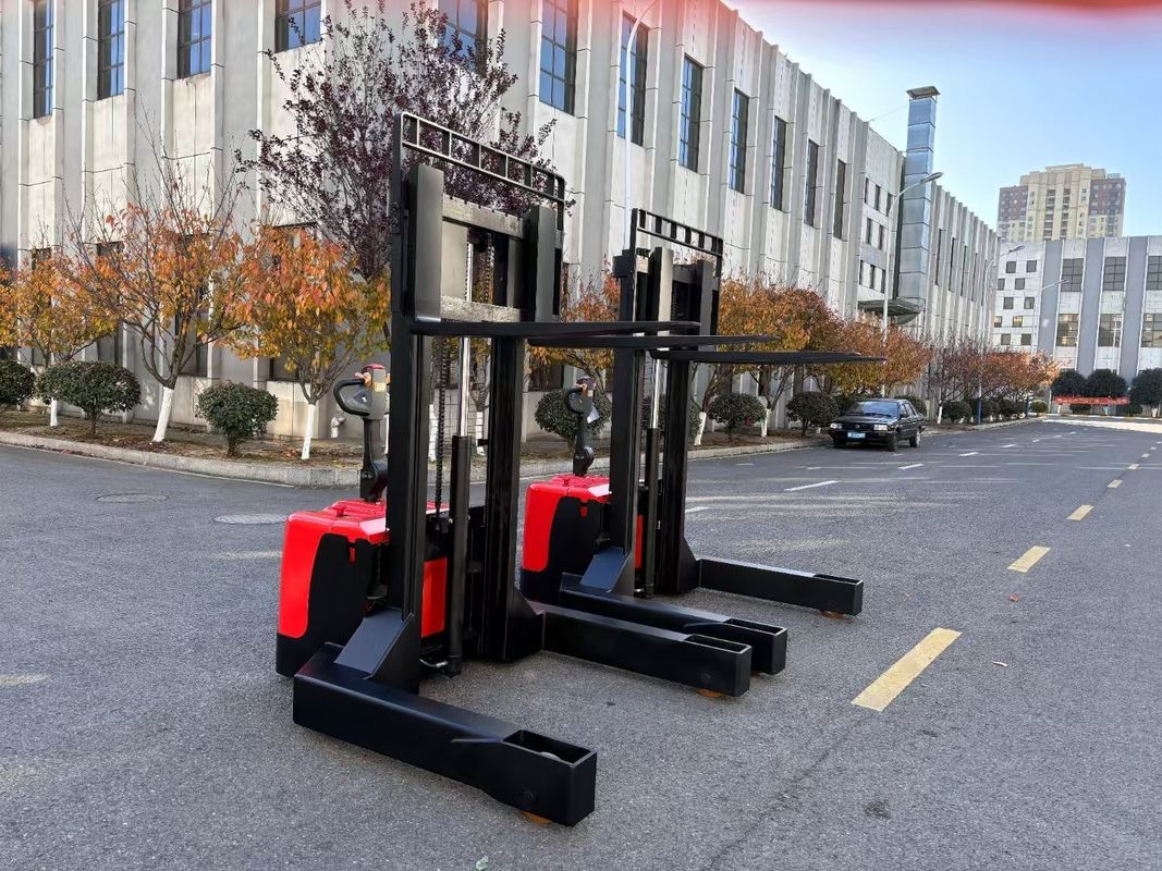 Hand Pallet Truck Electric Pallet Stacker Jack Electric Warehouse Forklift  3000 KG  Fork Width 400-1120 mm 24V375AH