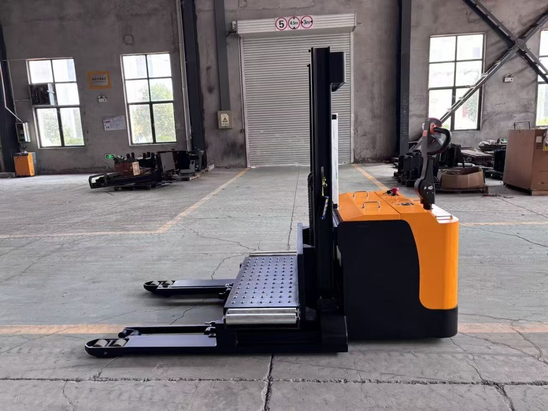 24V 400AH Non-standard Customized  Electric Pallet Truck Universal Bearing Platform with Double-sided Rotating Drum Load Capacity  1700 Kg