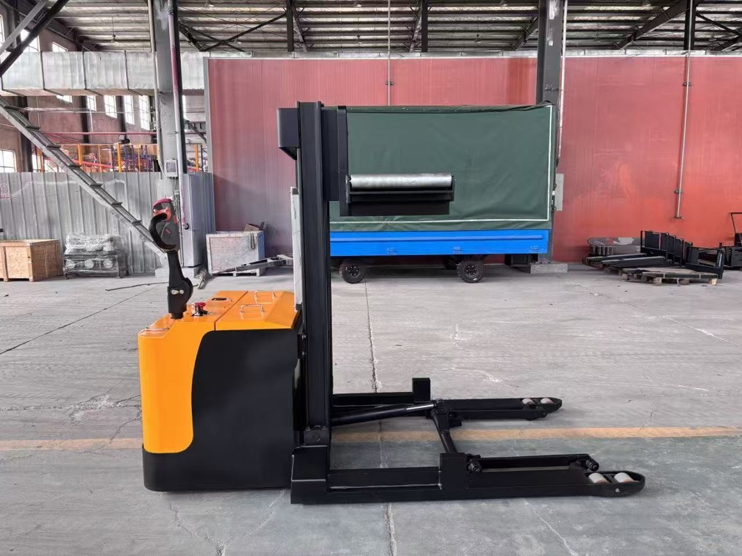 24V 400AH Non-standard Customized  Electric Pallet Truck Universal Bearing Platform with Double-sided Rotating Drum Load Capacity  1700 Kg